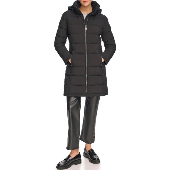 Calvin Klein Jackets & Blazers - Calvin Klein Women’s Black Faux Sherpa Puffer Size Large NWOT